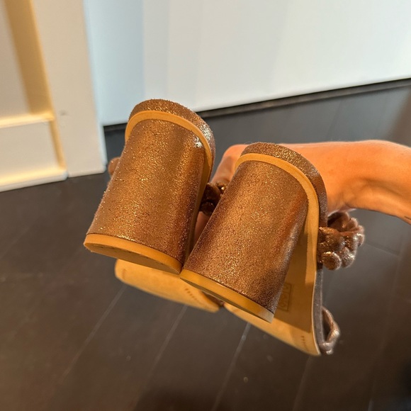 Brown glitter heels - Picture 4 of 6